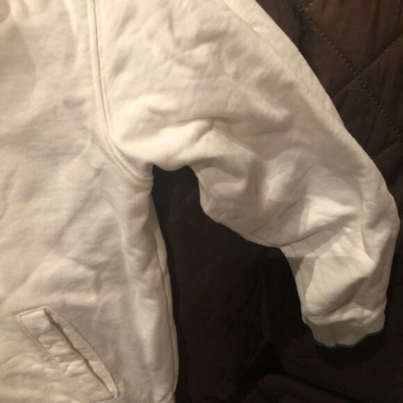 𝅺EUC Kids Size 5 Janie & Jack zippered Sweatshirt - Picture 4 of 8